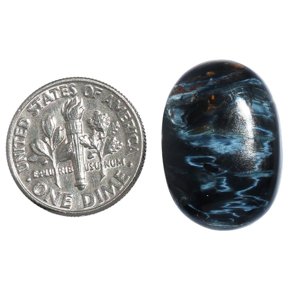 Pietersite 15.1x21.9x4.5 mm Oval Shape Polished Gemstone LS116-07145