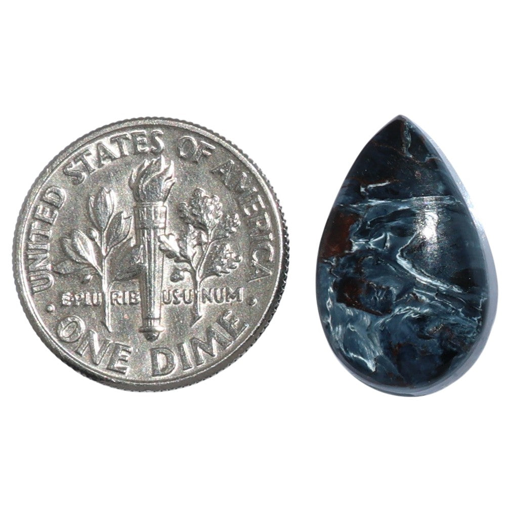 Pietersite 11.5x18.1x5.8 mm Pear Shape Polished Gemstone LS116-07146