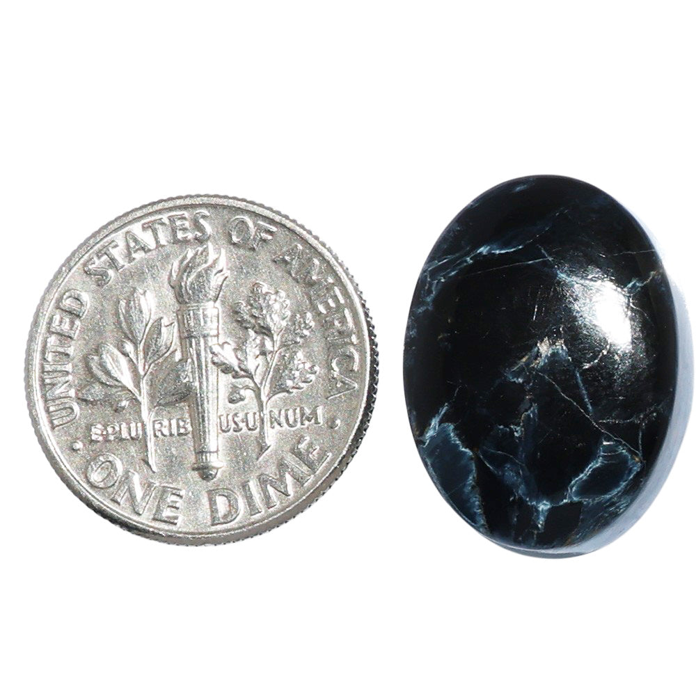 Pietersite 14.2x19x5.6 mm Oval Shape Polished Gemstone LS116-07156