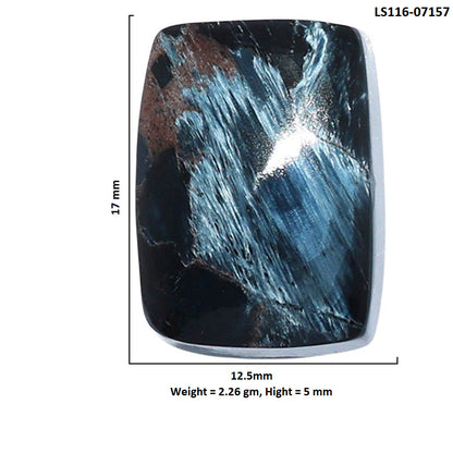 Pietersite 12.5x17x5 mm Cushion Shape Polished Gemstone LS116-07157
