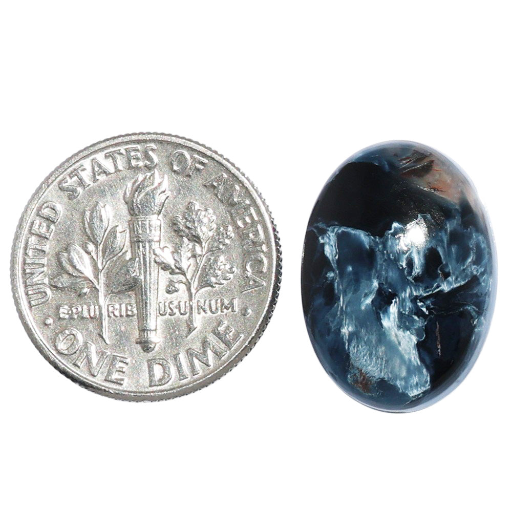 Pietersite 12.8x18x5 mm Oval Shape Polished Gemstone LS116-07164
