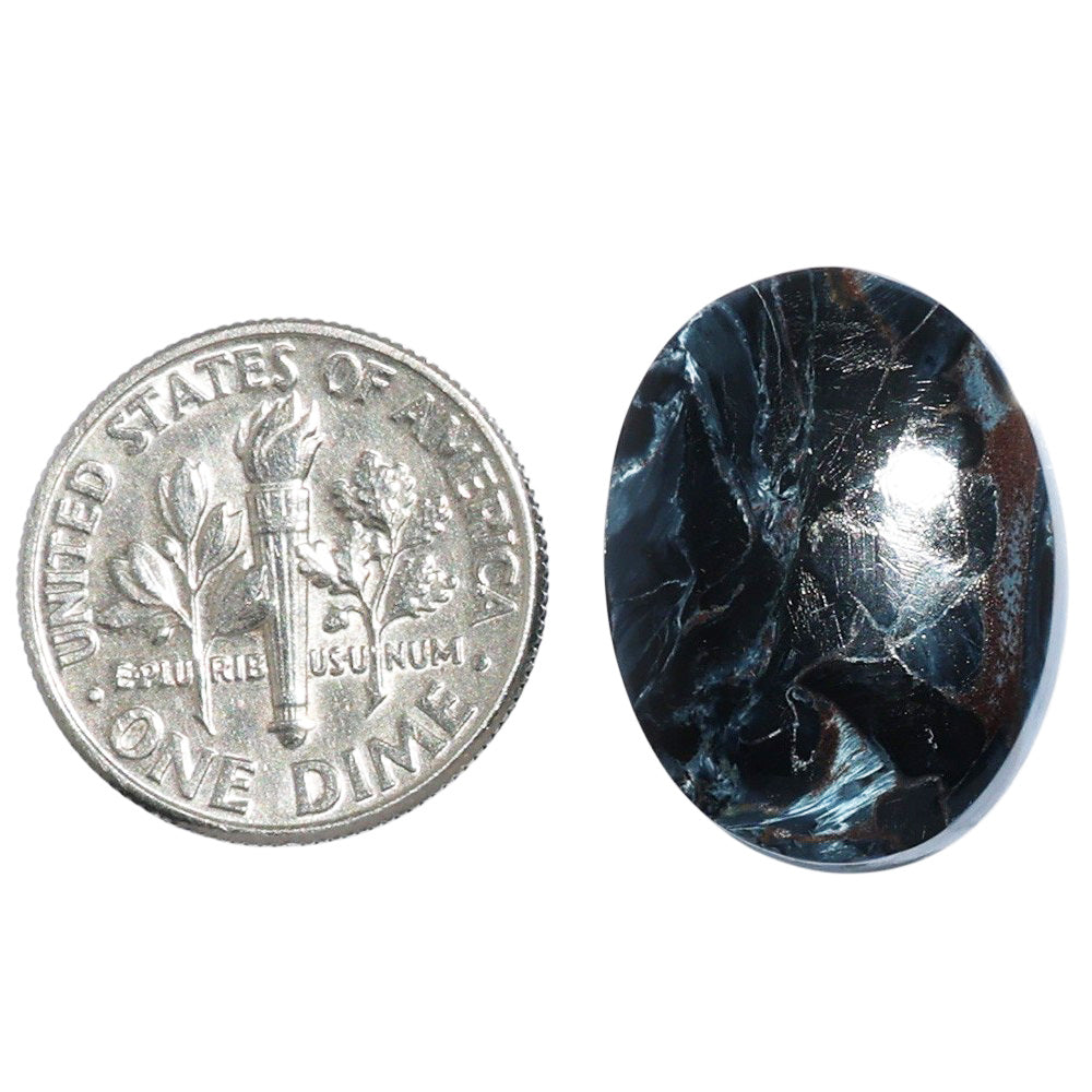 Pietersite 15.4x20.3x5 mm Oval Shape Polished Gemstone LS116-07165