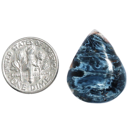 Pietersite 18.5x23x6 mm Pear Shape Polished Gemstone LS116-07167