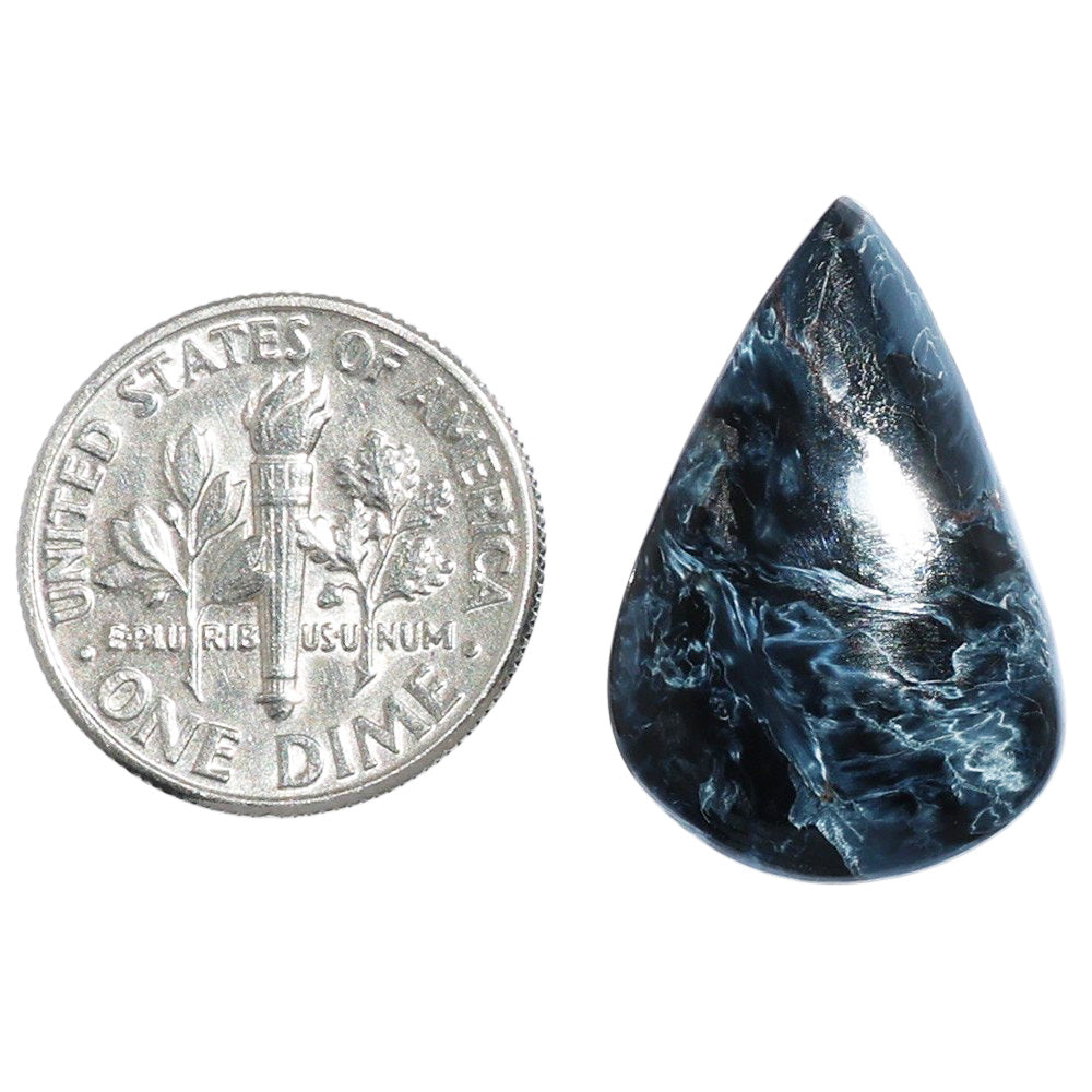 Pietersite 15.2x23.25x4.5 mm Pear Shape Polished Gemstone LS116-07171