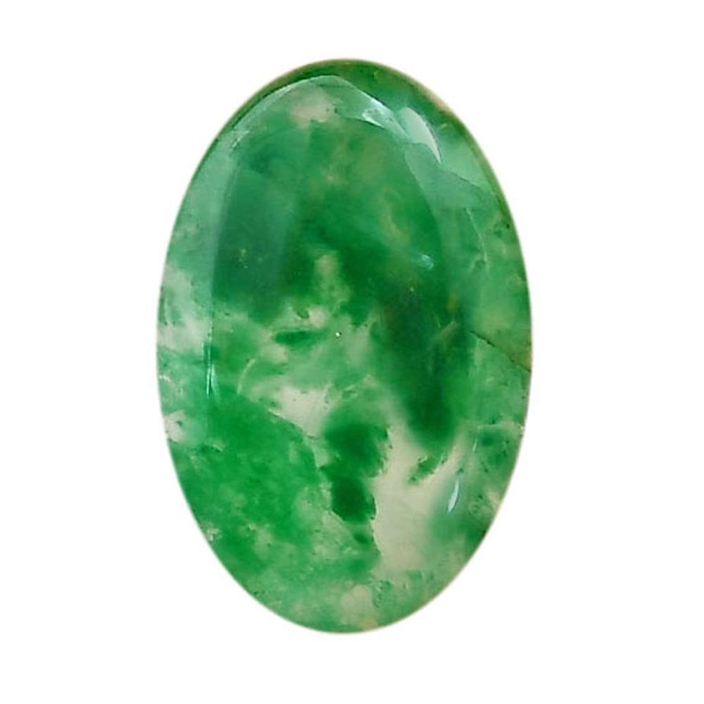 Green Jade 21.2x31.85x4.5 mm Oval Shape Polished Gemstone LS117-06357