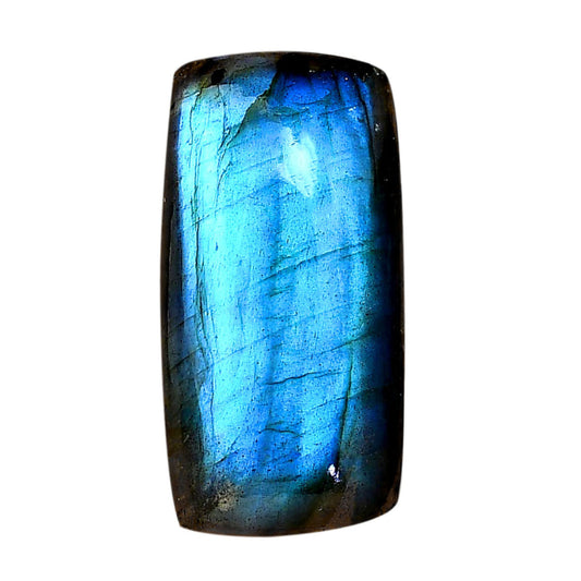 Blue Labradorite 19x37.5x8 mm Baguette Shape Polished Gemstone LS118-06367