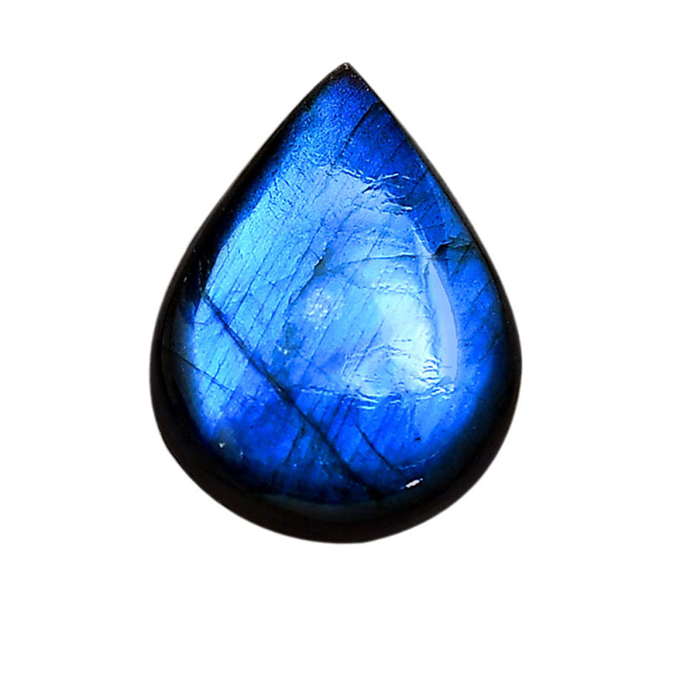 Blue Labradorite 21.3x28.5x6.5 mm Pear Shape Polished Gemstone LS118-06368