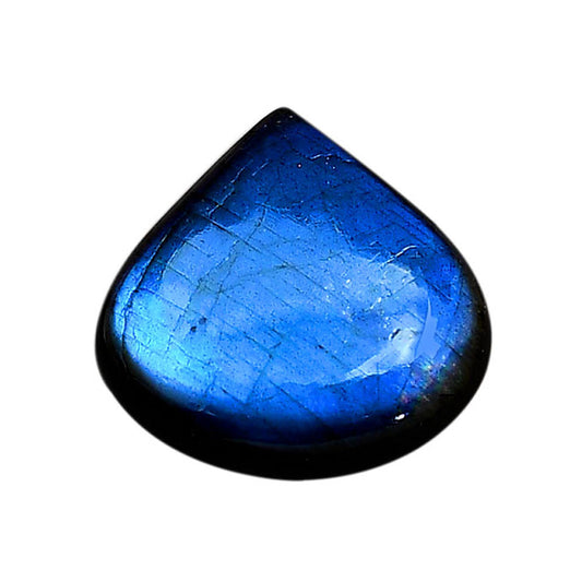 Blue Labradorite 22.5x22.8x5.3 mm Heart Shape Polished Gemstone LS118-06371