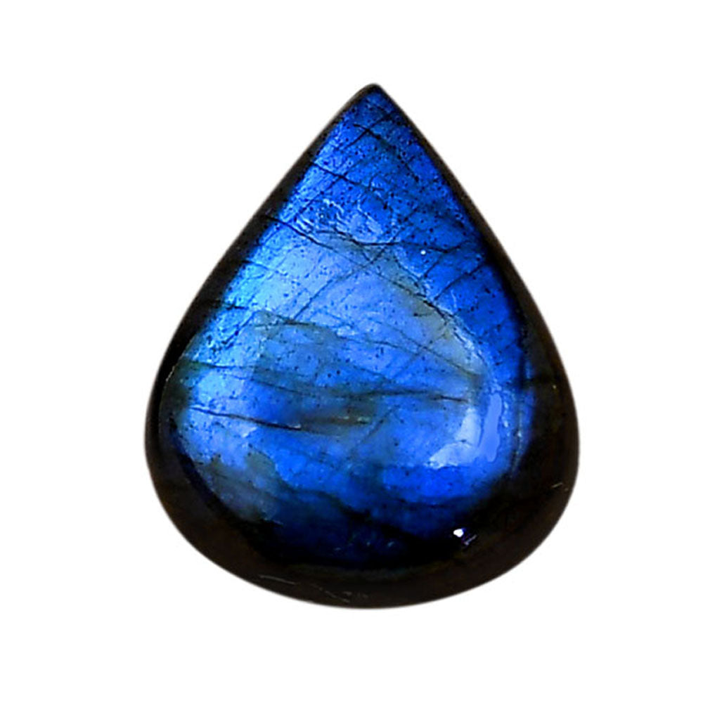 Blue Labradorite 18.3x23.4x6 mm Pear Shape Polished Gemstone LS118-06372