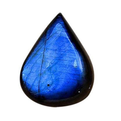 Blue Labradorite 16.7x21.5x6 mm Pear Shape Polished Gemstone LS118-06374