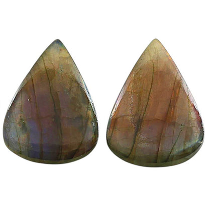 Natural Spectrolite Labradorite 16.65x24.5x4 mm Pear Shape Polished Gemstone LS118-09335