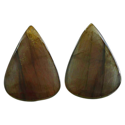 Natural Spectrolite Labradorite 17x23.8x4 mm Pear Shape Polished Gemstone LS118-09341