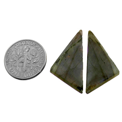 Natural Spectrolite Labradorite 12.5x25x4 mm Fancy Shape Polished Gemstone LS118-09347