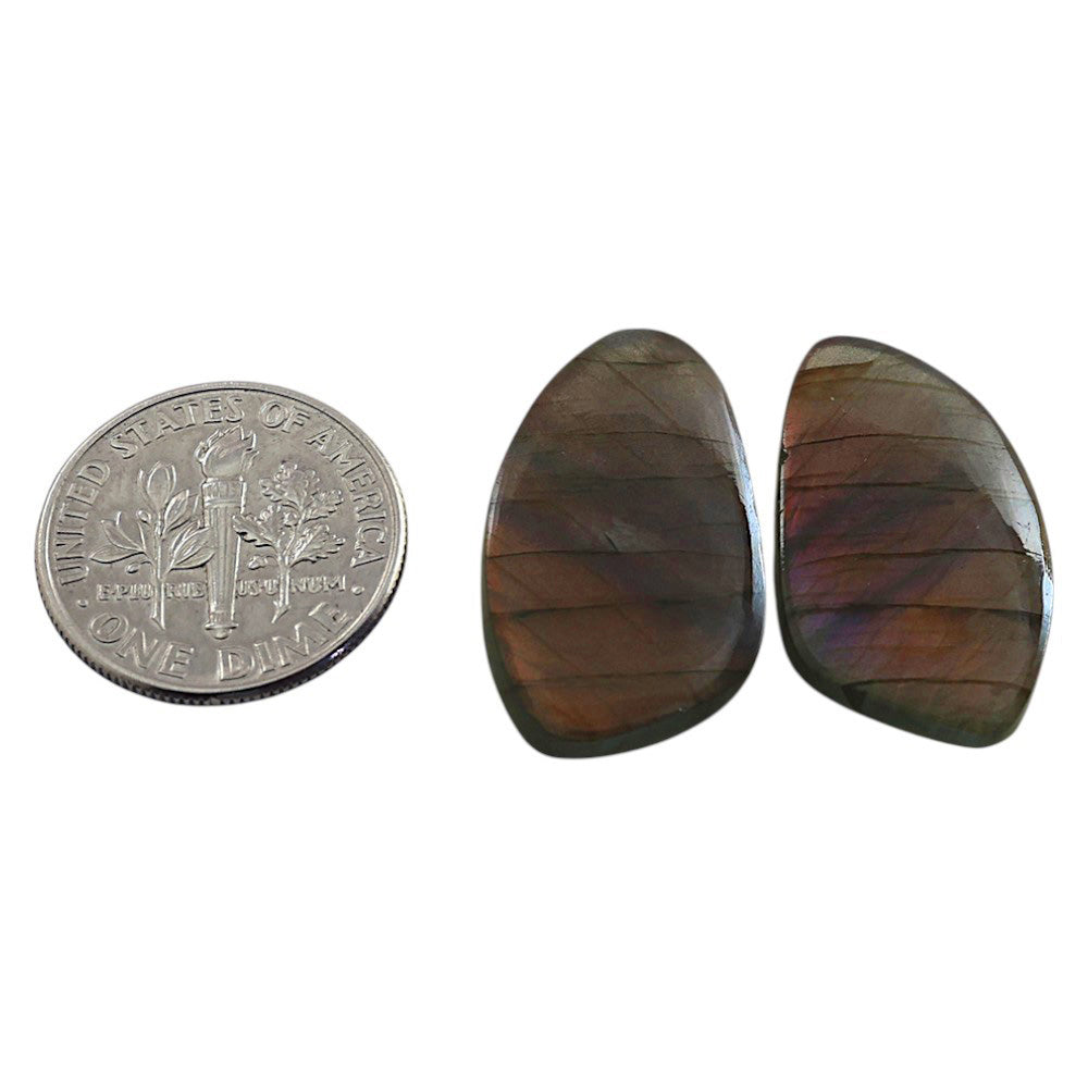 Natural Spectrolite Labradorite 13.5x23.8x4 mm Fancy Shape Polished Gemstone LS118-09349