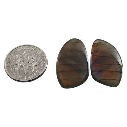 Natural Spectrolite Labradorite 13.5x23.8x4 mm Fancy Shape Polished Gemstone LS118-09349