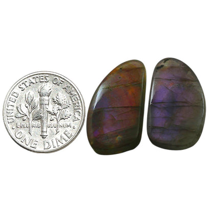 Natural Spectrolite Labradorite 11.7x21.7x3.7 mm Fancy Shape Polished Gemstone LS118-09350