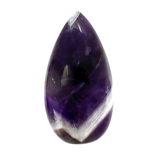 Chevron Amethyst 15.8x29.9x8.3 mm Pear Shape Polished Gemstone LS12-05267
