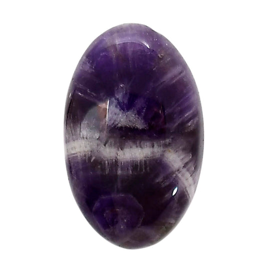 Chevron Amethyst 18.3x29.4x7.5 mm Oval Shape Polished Gemstone LS12-05273