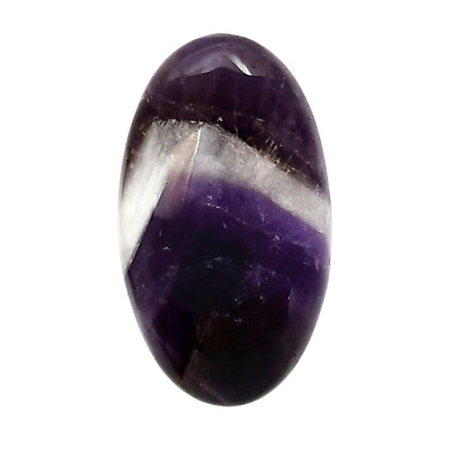 Chevron Amethyst 17.1x29.75x7.7 mm Oval Shape Polished Gemstone LS12-05275