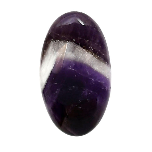 Chevron Amethyst 17.1x29.75x7.7 mm Oval Shape Polished Gemstone LS12-05275