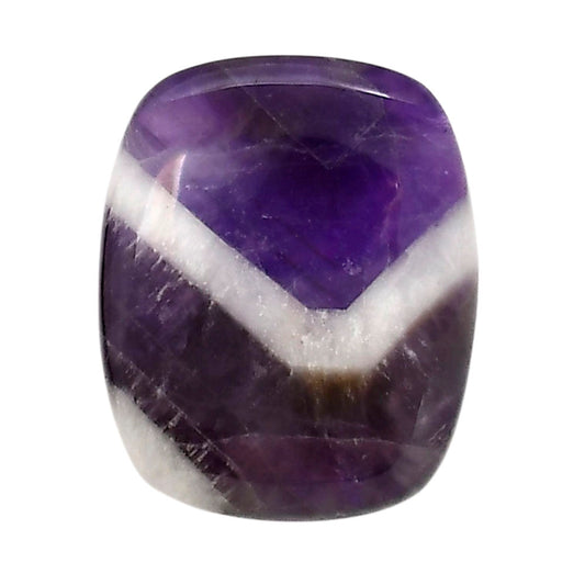 Chevron Amethyst 22x27x6.5 mm Cushion Shape Polished Gemstone LS12-05279