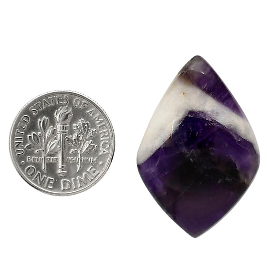 Chevron Amethyst 20.7x30.5x6 mm Fancy Shape Polished Gemstone LS12-05280