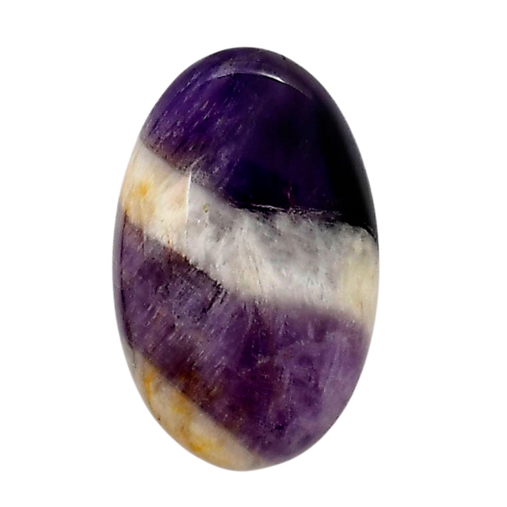 Chevron Amethyst 17.1x27.2x5.8 mm Oval Shape Polished Gemstone LS12-05281
