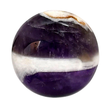 Chevron Amethyst 20x20x6.5 mm Round Shape Polished Gemstone LS12-05283