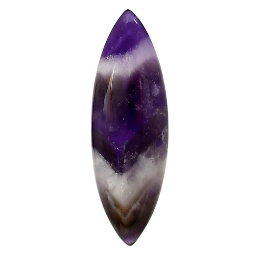 Chevron Amethyst 13.3x40.2x6 mm Marquise Shape Polished Gemstone LS12-05293