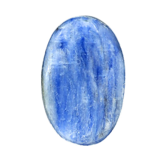 Blue Kyanite 17.9x27.6x5.5 mm Oval Shape Polished Gemstone LS120-06384