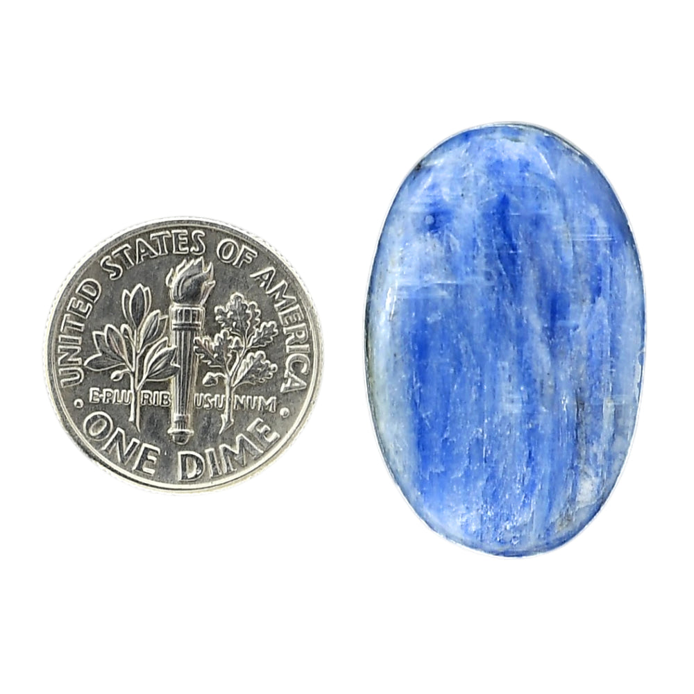 Blue Kyanite 17.9x27.6x5.5 mm Oval Shape Polished Gemstone LS120-06384
