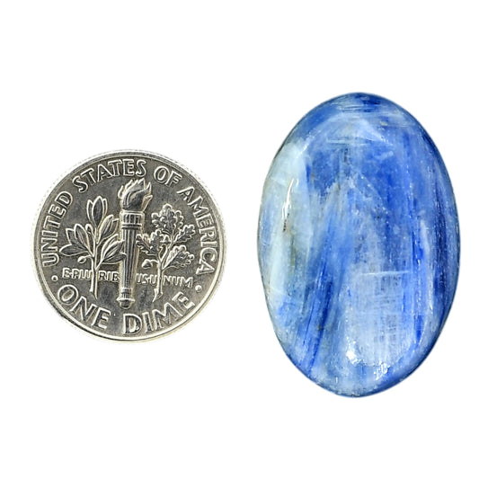 Blue Kyanite 18.5x28x5.8 mm Oval Shape Polished Gemstone LS120-06385