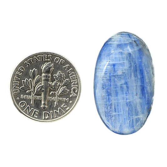 Blue Kyanite 15x25.35x6.5 mm Oval Shape Polished Gemstone LS120-06387