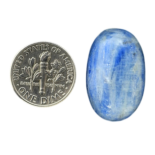 Blue Kyanite 16x25x6.7 mm Oval Shape Polished Gemstone LS120-06389
