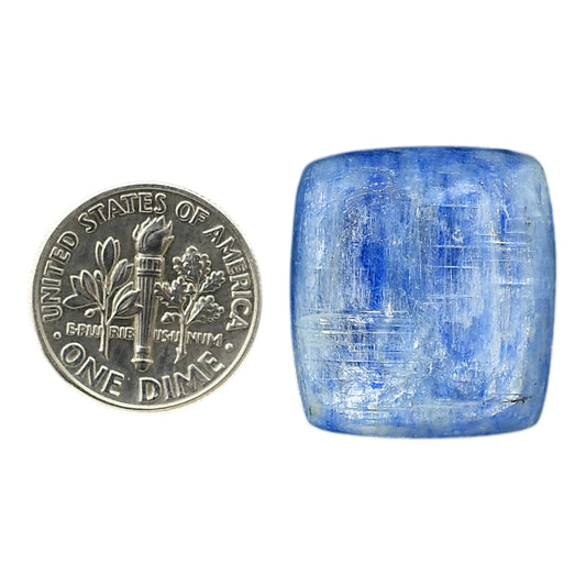Blue Kyanite 20.35x22.4x6 mm Cushion Shape Polished Gemstone LS120-06390