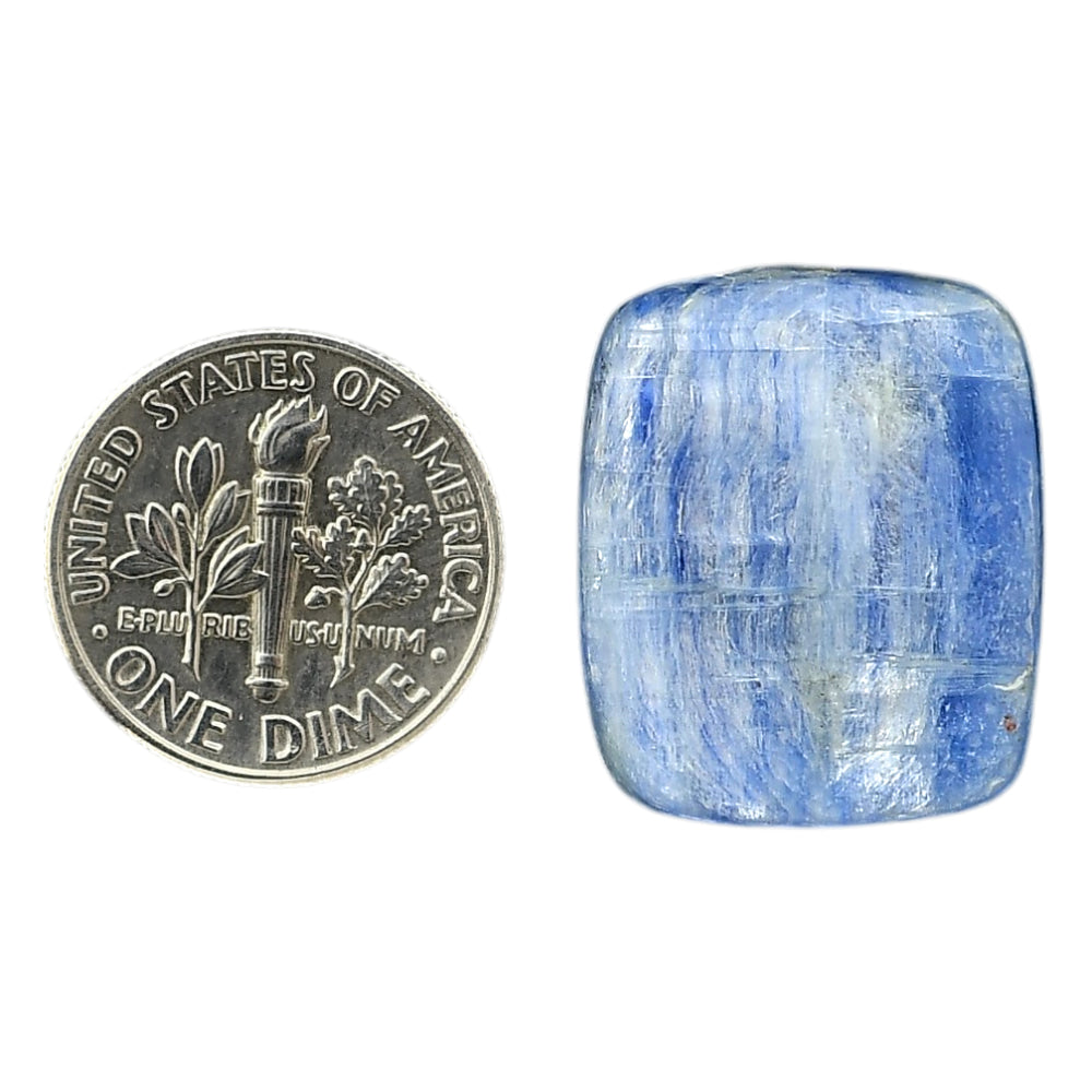 Blue Kyanite 18x22x4.5 mm Cushion Shape Polished Gemstone LS120-06391
