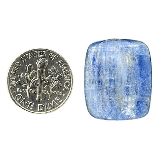 Blue Kyanite 18x22x4.5 mm Cushion Shape Polished Gemstone LS120-06391