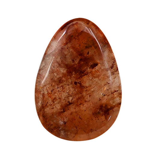 Red Fire Quartz 22x30.8x5 mm Fancy Shape Polished Gemstone LS122-06423