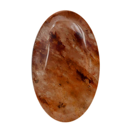 Red Fire Quartz 20.7x33.5x6 mm Oval Shape Polished Gemstone LS122-06429