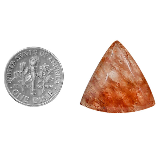 Red Fire Quartz 21x21.5x5.8 mm Fancy Shape Polished Gemstone LS122-06430