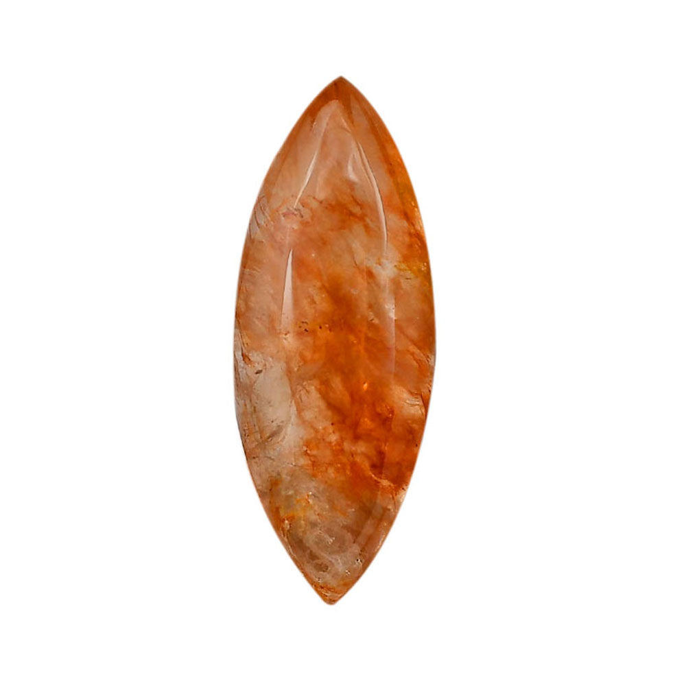 Red Fire Quartz 13.5x34.45x6.5 mm Marquise Shape Polished Gemstone LS122-06432