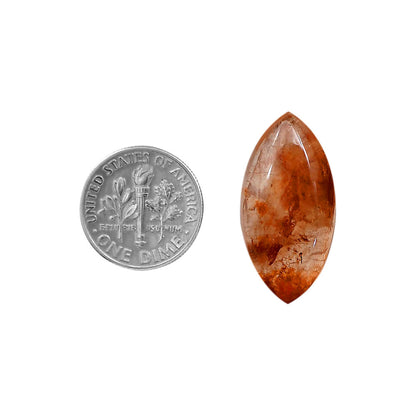 Red Fire Quartz 13.2x27.1x6.5 mm Marquise Shape Polished Gemstone LS122-06442