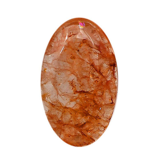 Red Fire Quartz 16x26.6x5.8 mm Oval Shape Polished Gemstone LS122-06443