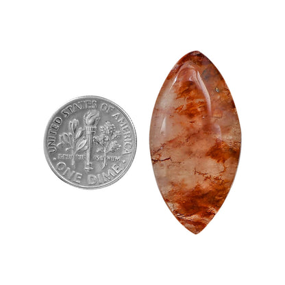 Red Fire Quartz 17x33.65x6 mm Marquise Shape Polished Gemstone LS122-06444