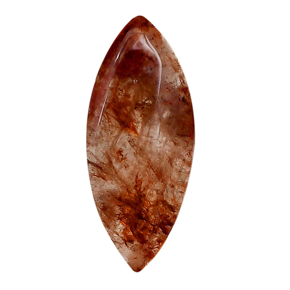 Red Fire Quartz 15.2x35.2x5.3 mm Marquise Shape Polished Gemstone LS122-06445