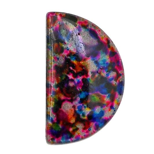 Lab Created Multi Color Labradorite 15.5x25.9x5.4 mm Fancy Shape Polished Gemstone LS125-06497