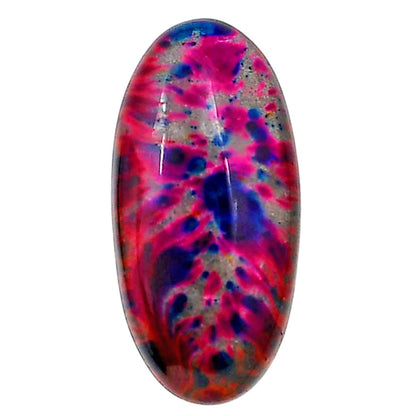 Lab Created Multi Color Labradorite 11.7x23.8x5 mm Oval Shape Polished Gemstone LS125-06502