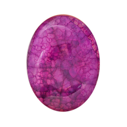Dragon Vein Agate 22.1x29x8 mm Oval Shape Polished Gemstone LS126-06504