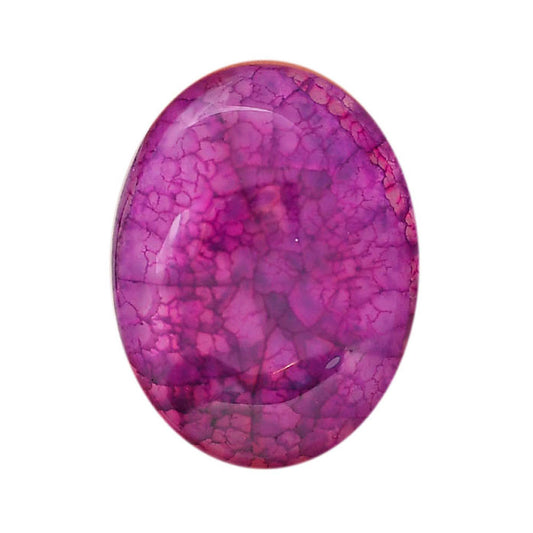 Dragon Vein Agate 22.1x29x8 mm Oval Shape Polished Gemstone LS126-06504