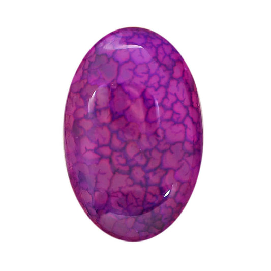 Dragon Vein Agate 22x34.2x8 mm Oval Shape Polished Gemstone LS126-06509
